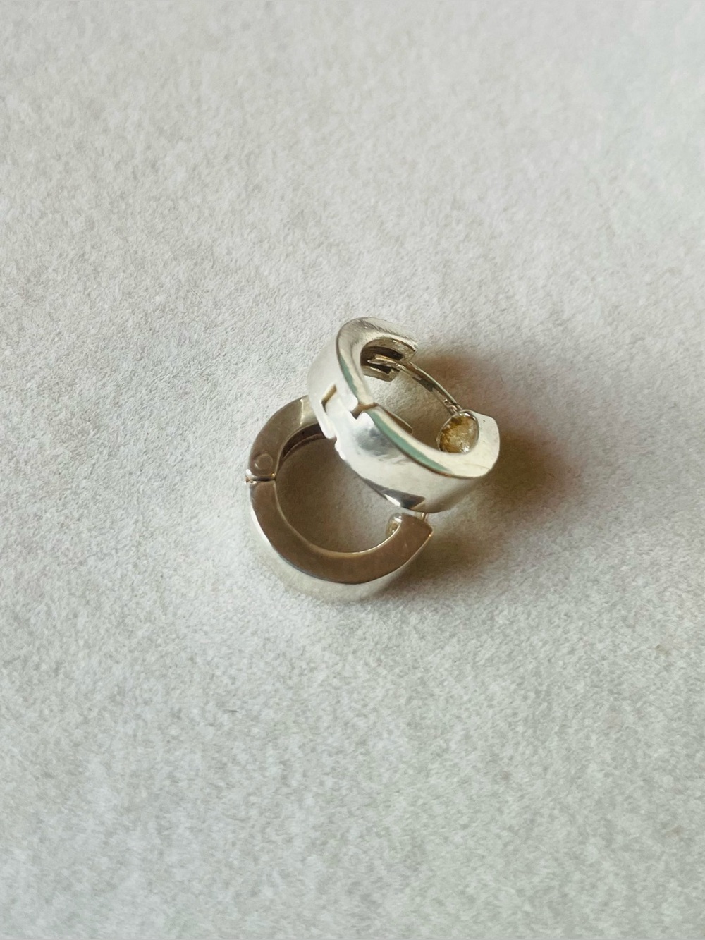 Classic sterling Silver Huggie Hoop Earrings